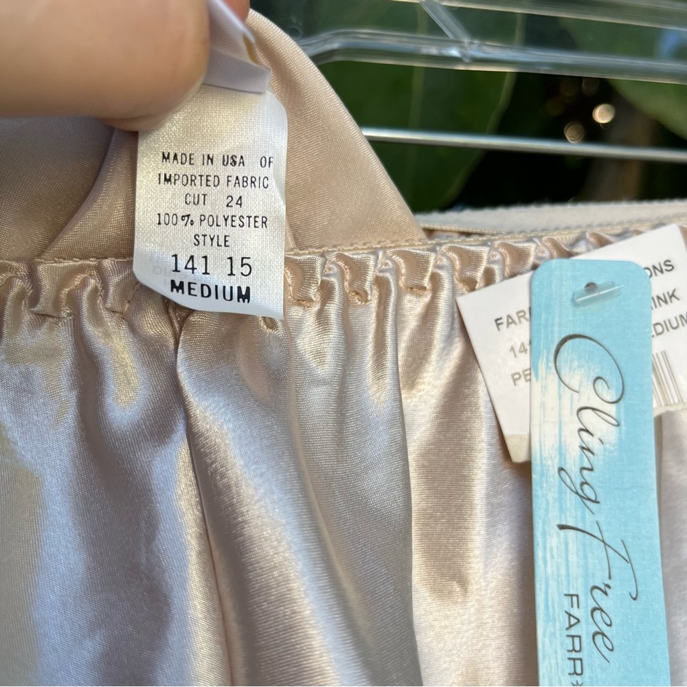NWT Deadstock Vintage Farr West cream shorts slip ! - Picture 6 of 7
